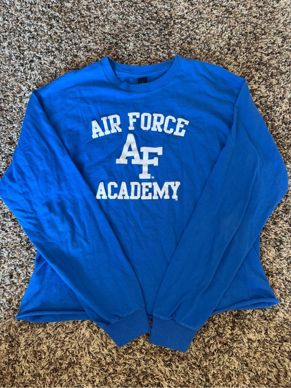 Gildan Royal Blue Air Force Academy Long Sleeve Tee